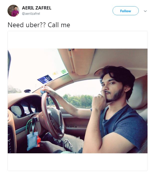 Aeril Zafrel 'Bawa Uber' Tanpa Permit, Kena Tegur Dengan 