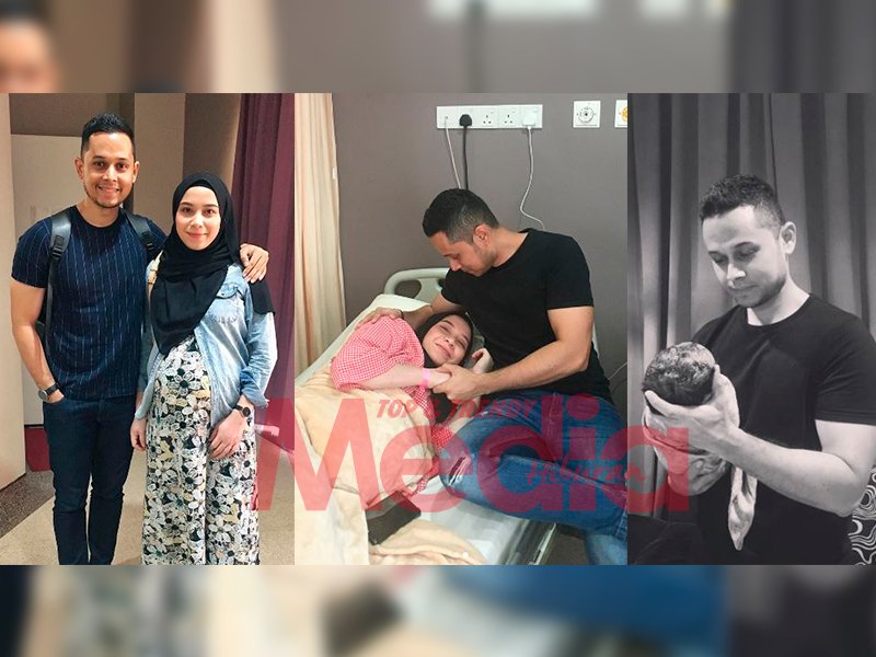 Tahniah Hafizul Kini Bergelar Bapa, Timang Cahaya Mata 